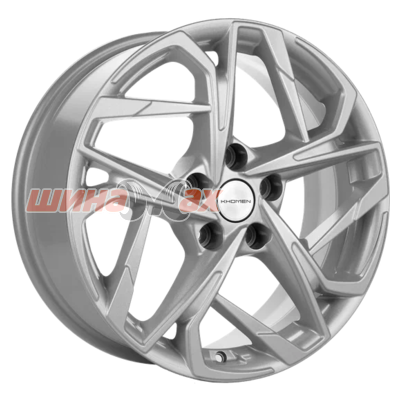 Диск Khomen Wheels KHW1716 (Jac/Москвич 3) 7x17/5x108 ET40 D54,1  F-Silver