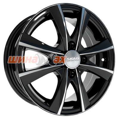 Диск Скад Мальта 5,5x14/4x100 ET43 D60,1  Алмаз (АРС 014 black)