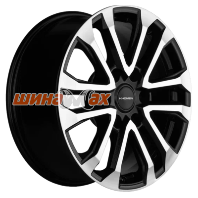 Диск Khomen Wheels KHW1805 (LC Prado) 7,5x18/6x139,7 ET25 D106,1  Black-FP
