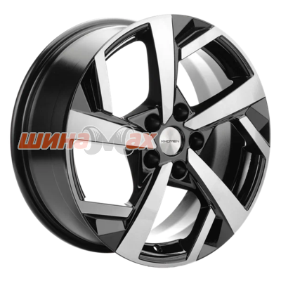 Диск Khomen Wheels KHW1712 (Jac/Москвич 3) 7x17/5x108 ET40 D54,1  Black-FP
