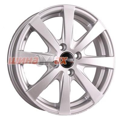 Диск Tech Line 634 6x16/4x100 ET37 D60,1  Silver