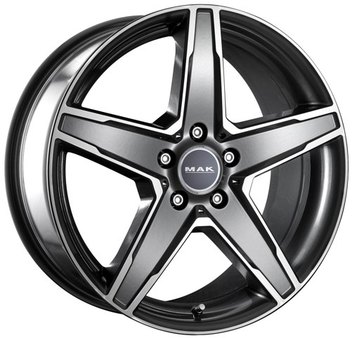 Диски MAK Stern 9x18 5x112 ET50 ЦО66.6 цвет Gun Metallic-Mirror Face