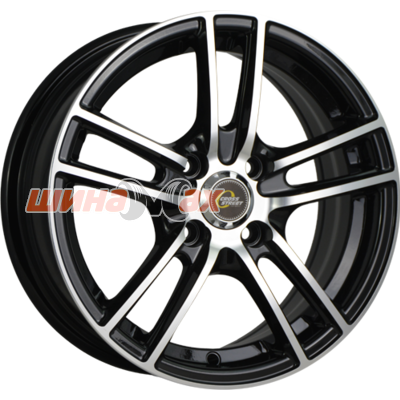 Диск CrossStreet Y242 6x14/4x100 ET38 D73,1  BKF