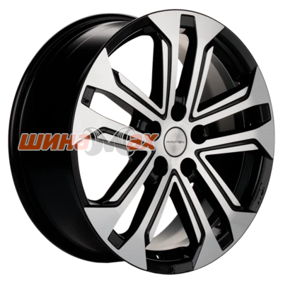 Диск Khomen Wheels KHW1803 (CS75) 7x18/5x114,3 ET45 D60,1  Black-FP