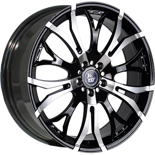 Диски YST X-21 9.5x20 5x112 ET52 ЦО66.6 цвет BKF