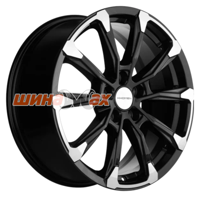 Диск Khomen Wheels KHW1808 (Murano) 7,5x18/5x114,3 ET50 D66,1  Black-FP