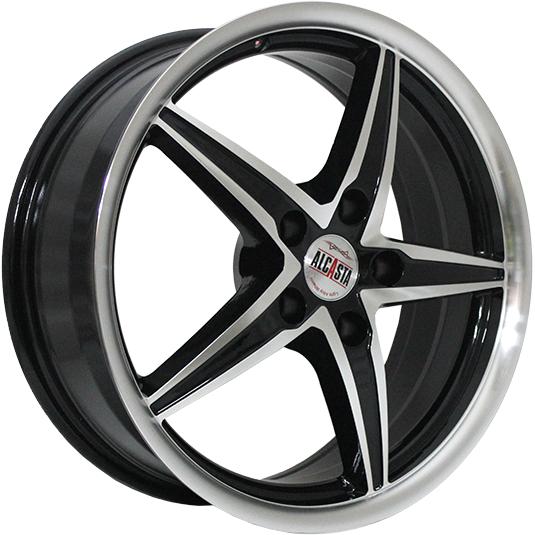 Диски Alcasta M13 6,5x17 5x114,3 ET40 ЦО66,1 Цвет BKF
