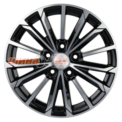 Диск Khomen Wheels KHW1611 (Action) 6,5x16/5x112 ET39,5 D66,6  Black-FP