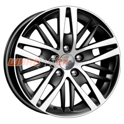 Диск K&K Fencer (КС730) 7x16/5x100 ET38 D67,1  Алмаз черный