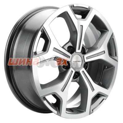 Диск Khomen Wheels KHW1710 (Haval F7/F7x) 6,5x17/5x114,3 ET40 D64,1  Gray-FP