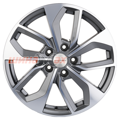 Диск Khomen Wheels KHW1703 (A4) 7x17/5x112 ET46 D66,6  Gray-FP