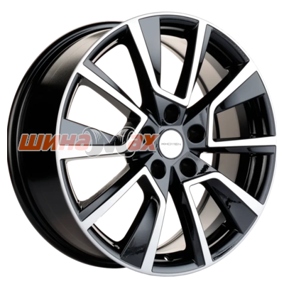 Диск Khomen Wheels KHW1802 (Coolray) 7x18/5x114,3 ET50 D54,1  Black-FP