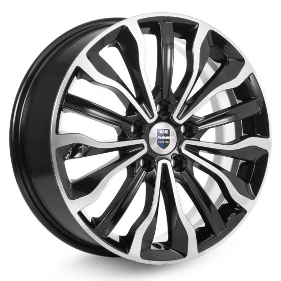 Легкосплавные диски КиК Атакама (КС756) 6.5x17 5*114.3 ET50 Dia66.1 Алмаз-черный