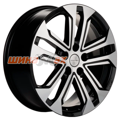 Диск Khomen Wheels KHW1803 (Jolion) 7x18/5x114,3 ET37 D66,5  Black-FP