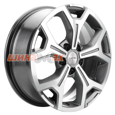 Диск Khomen Wheels KHW1710(2) (VW Transporter) 6,5x17/5x120 ET55 D65,1  Gray-FP