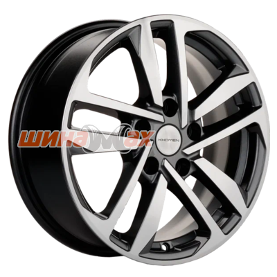 Диск Khomen Wheels KHW1612 (Polo) 6,5x16/5x100 ET39 D57,1  Gray-FP