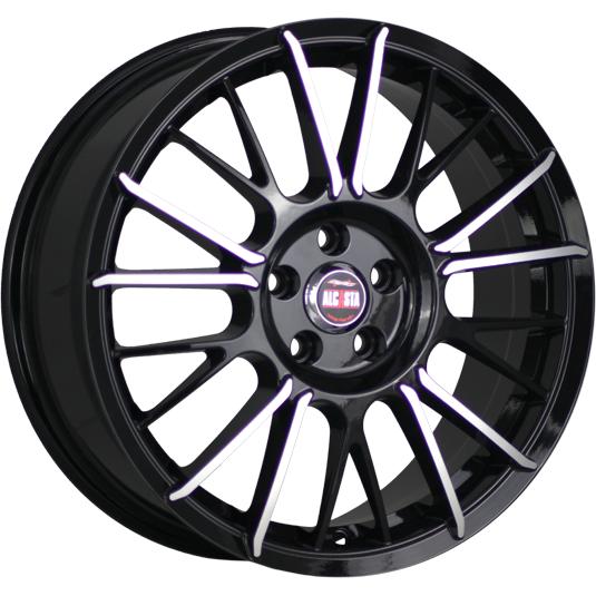 Диски Alcasta M33 7x17 5x114,3 ET45 ЦО60.1 цвет BKF