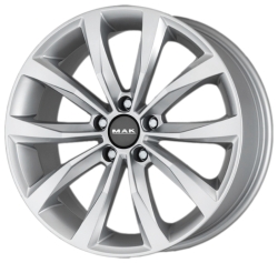Диски MAK Wolf 8x20 5x114,3 ET45 ЦО67,1 Silver