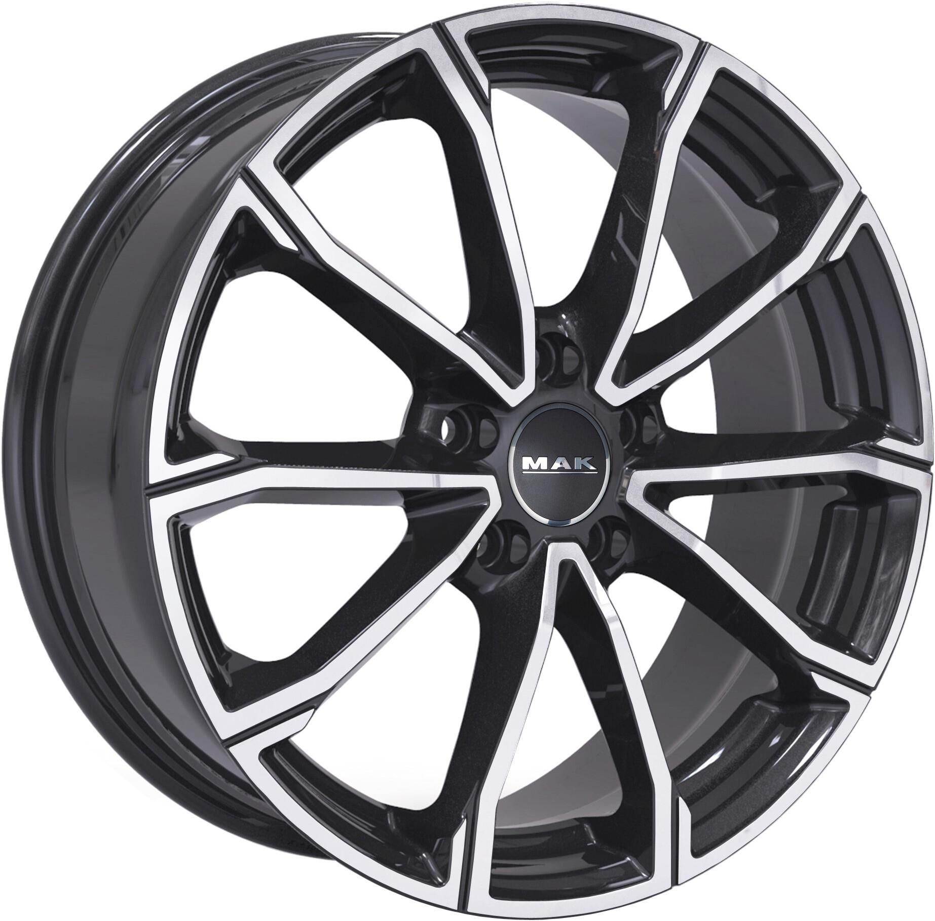 Диски MAK Da Vinci 7.5x18 5x112 ET46 ЦО57.1 цвет BLACK MIRROR