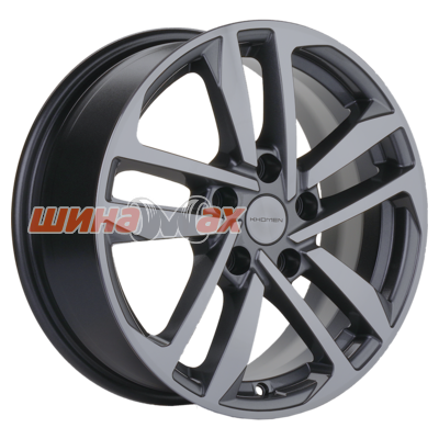 Диск Khomen Wheels KHW1612 (Elantra/Ceed/Cerato/i30) 6,5x16/5x114,3 ET50 D67,1  Gray