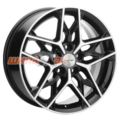 Диск Khomen Wheels KHW1709 (Chery Tiggo 3/Tiggo 3 Pro) 7x17/5x108 ET45 D60,1  Black-FP
