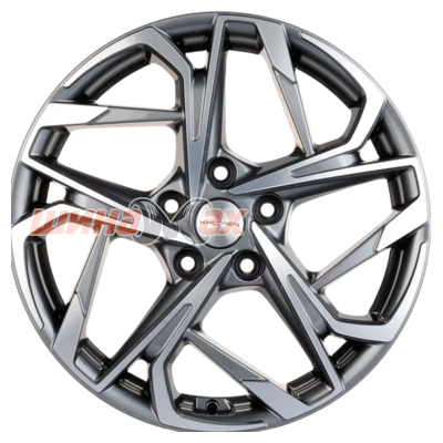 Диск Khomen Wheels KHW1716 (CS75) 7x17/5x114,3 ET45 D60,1  Gray-FP