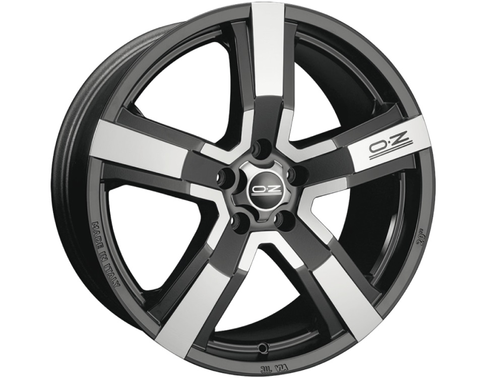 Диски OZ Racing Versilia 8x18 5x130 ET43 ЦО71.6 цвет MATT BLACK DIAMOND CUT
