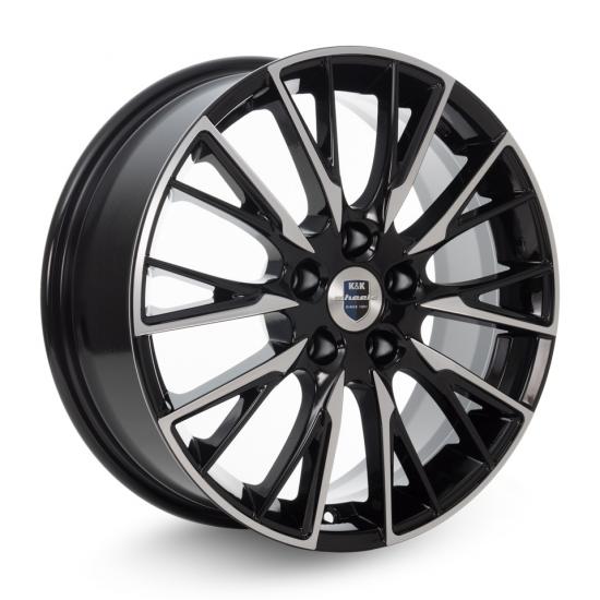 Легкосплавные диски КиК Солт (КС773) 6.5x17 5*100 ET38 Dia67.1 Алмаз-черный