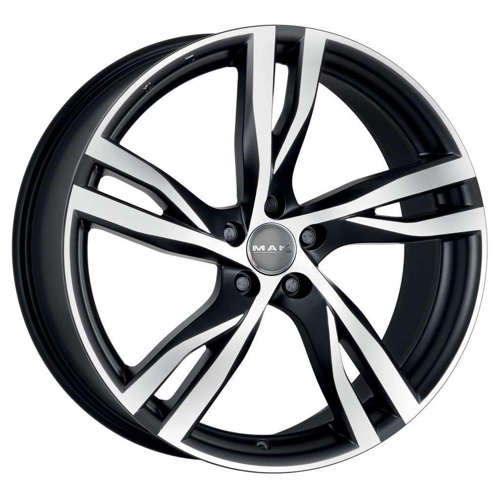 Диски MAK Stockholm 8x19 5x108 ET42,5 ЦО63,4 Цвет Ice Black