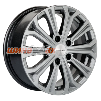 Диск Khomen Wheels KHW1610 (Optima) 6,5x16/5x114,3 ET41 D67,1  Gray