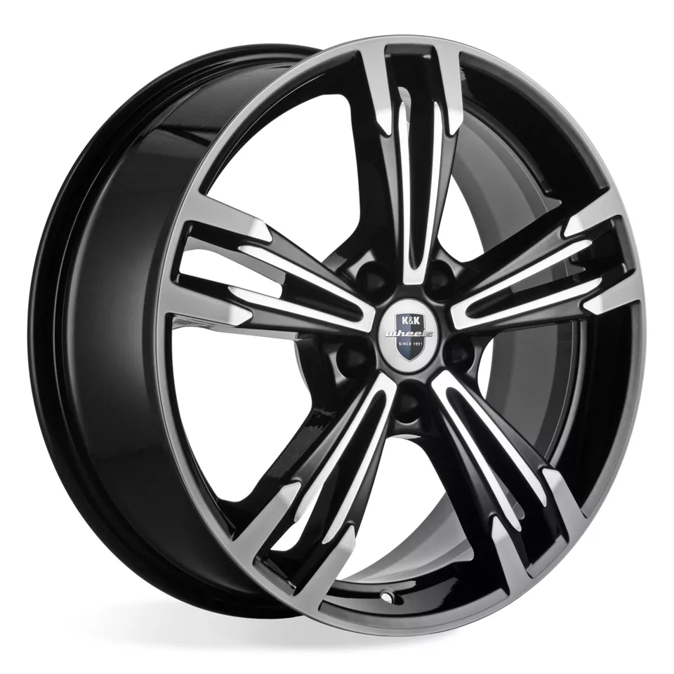 Диски КиК  Karrera Light (КС935)  7,0\R18 5*112 ET43  d57,1  Алмаз черный  [77361]