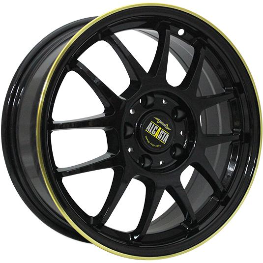 Диски Alcasta M26 8x18 5x120 ET42 ЦО67.1 цвет BKYS