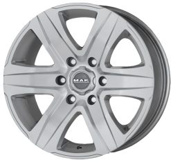 Диски MAK Stone 6 8x18 6x139,7 ET15 ЦО106,1 Silver