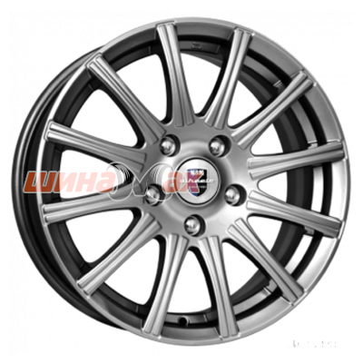 Диск K&K Сиеста (КС477) 5x13/4x100 ET35 D67,1  Дарк платинум