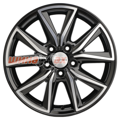 Диск Khomen Wheels KHW1706 (RAV4) 7x17/5x114,3 ET39 D60,1  Black-FP