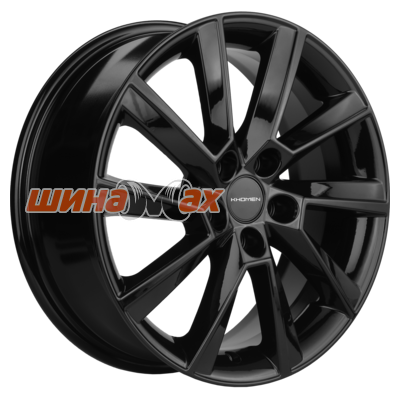 Диск литой Khomen Wheels KHW1604 (Aveo) 6x16/5x105 ET39 D56.6 Black