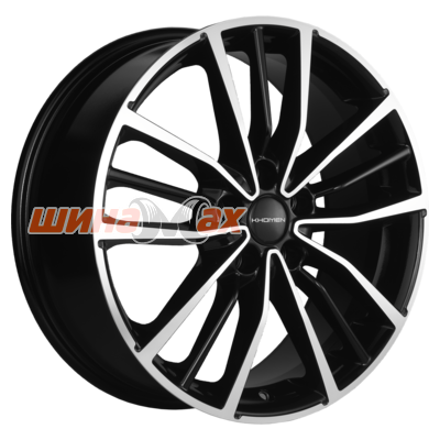 Диск литой Khomen Wheels KHW1812 (Chery Tiggo 4/Tiggo 7 Pro) 7x18/5x108 ET33 D60.1 Black-FP
