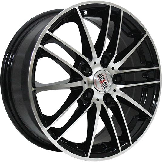 Диски Alcasta M16 6x15 5x100 ET38 ЦО57,1 Цвет BKF
