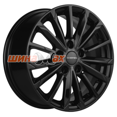 Диск литой Khomen Wheels KHW1611 (Huyndai/Kia) 6.5x16/5x114.3 ET43 D67.1 Black