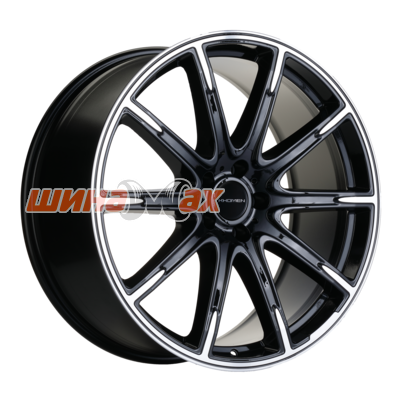 Диск Khomen Wheels KHW2102 (GLS/GLE) 9,5x21/5x112 ET45 D66,6  Black-FP