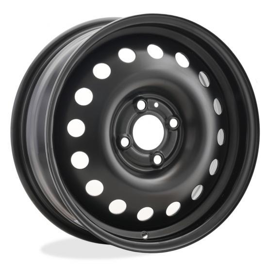 Стальные диски Kronprinz 6775 5.5x15 4*100 ET45 Dia60.1 Black