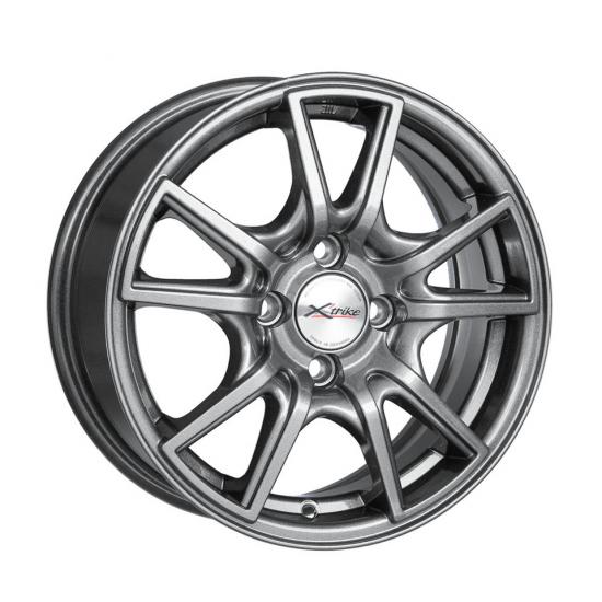 Легкосплавные диски X'trike X-104 6x14 5*100 ET38 Dia67.1 Super_Graphite