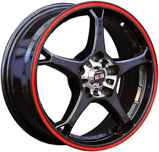 Диски Alcasta M11 6x15 4x100 ET36 ЦО60,1 Цвет BKRS