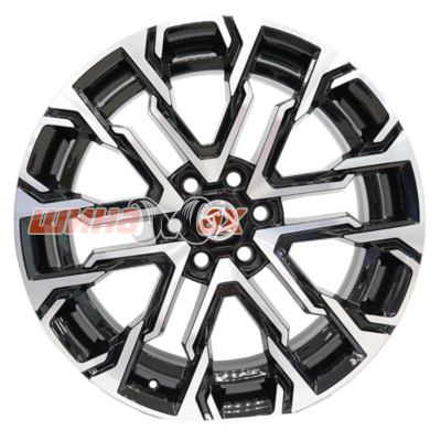 Диск Khomen Wheels AZIMUT 2205 (EscaladeTahoe) 9x22/6x139,7 ET28 D78,1  Black-FP