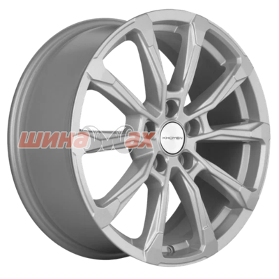 Диск литой Khomen Wheels KHW1808 (Tugella/Jaguar XF/F-Pace) 7.5x18/5x108 ET46 D63.4 F-Silver