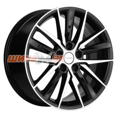 Диск Khomen Wheels KHW1807 (Geely Coolray) 8x18/5x114,3 ET53 D54,1  Black-FP