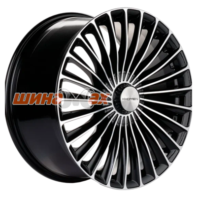 Диск Khomen Wheels KHW2008 (S-class Front) 8,5x20/5x112 ET38 D66,6  Black-FP