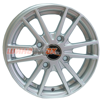 Диск Tech Line 305 4,5x13/4x100 ET43 D67,1  Silver