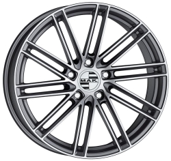 Диски MAK Leipzig 9,5x21 5x130 ET60 ЦО71,6 Gunmetal Mirror Face