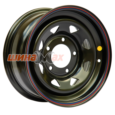 Диск Off-Road Wheels УАЗ 7x16/5x139,7 ET-19 D110  черный (треуг. мелкий)